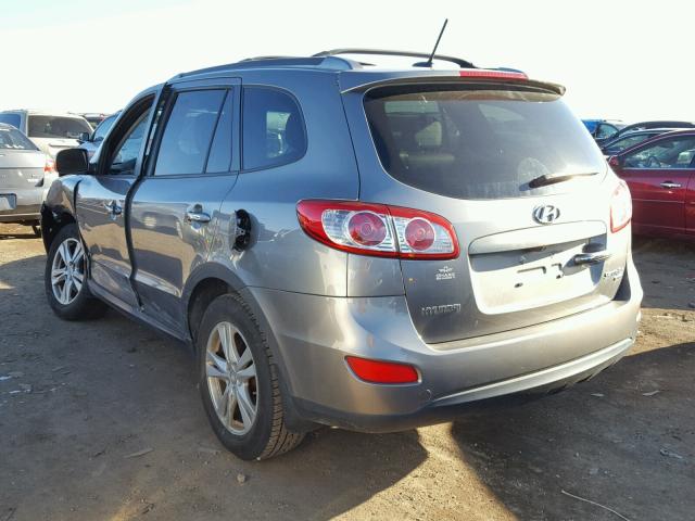 5XYZK3AB4BG034135 - 2011 HYUNDAI SANTA FE L GRAY photo 3