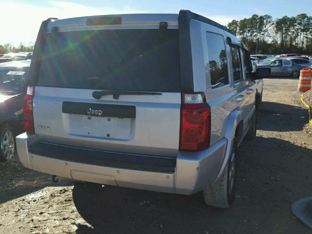 1J8HG48K87C668934 - 2007 JEEP COMMANDER GRAY photo 4