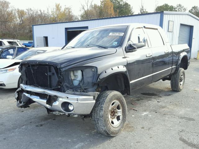 3D7KS29A47G795401 - 2007 DODGE RAM 2500 BLACK photo 2