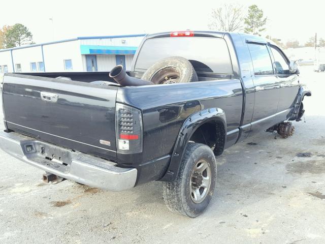 3D7KS29A47G795401 - 2007 DODGE RAM 2500 BLACK photo 4