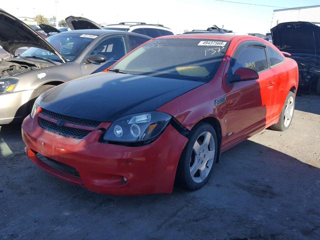 1G1AM15B267869152 - 2006 CHEVROLET COBALT SS RED photo 2