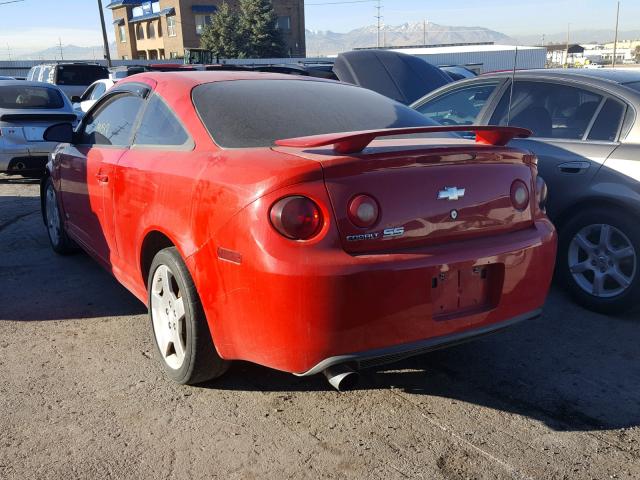 1G1AM15B267869152 - 2006 CHEVROLET COBALT SS RED photo 3