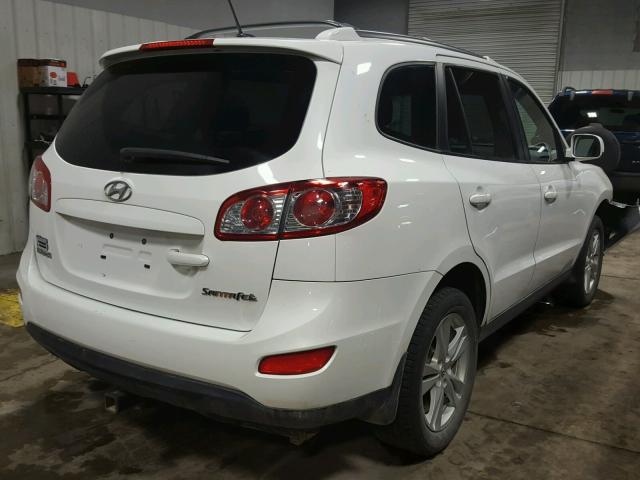 5NMSH4AG7AH361666 - 2010 HYUNDAI SANTA FE S WHITE photo 4