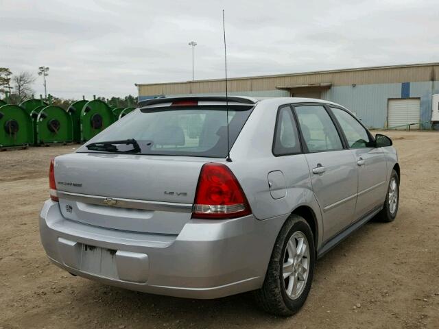 1G1ZT62845F186059 - 2005 CHEVROLET MALIBU MAX 银色 照片 4