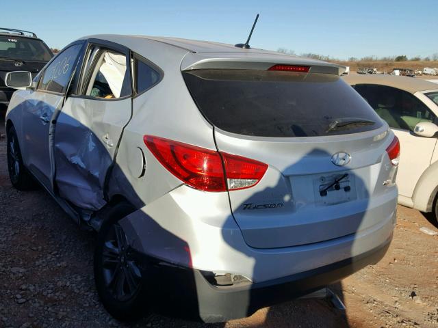 KM8JT3AF3FU982409 - 2015 HYUNDAI TUCSON GLS SILVER photo 3