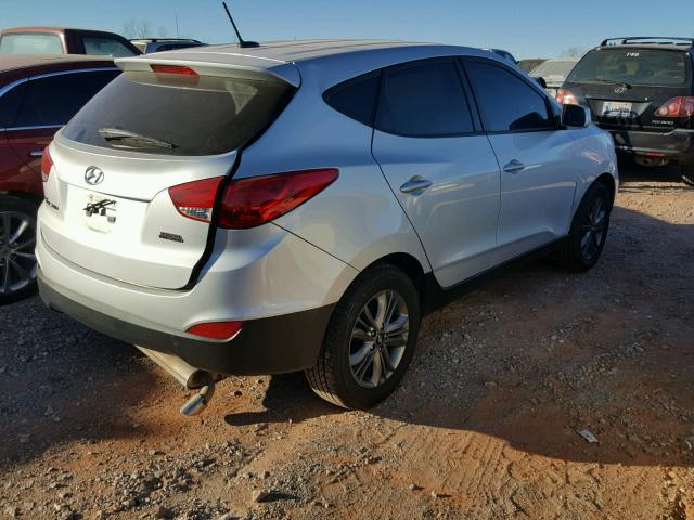 KM8JT3AF3FU982409 - 2015 HYUNDAI TUCSON GLS SILVER photo 4