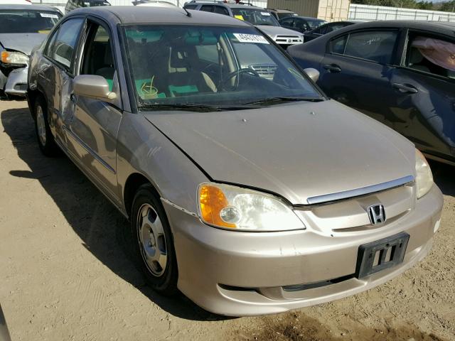 JHMES96693S008329 - 2003 HONDA CIVIC HYBR GOLD photo 1