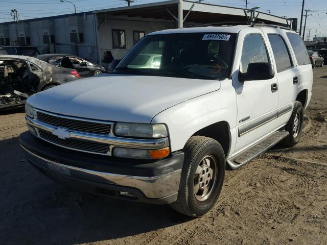 1GNEC13V52R302688 - 2002 CHEVROLET TAHOE C150 WHITE photo 2