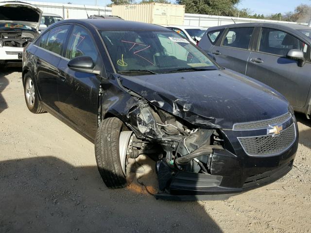 1G1PC5SB1D7293754 - 2013 CHEVROLET CRUZE LT BLACK photo 1