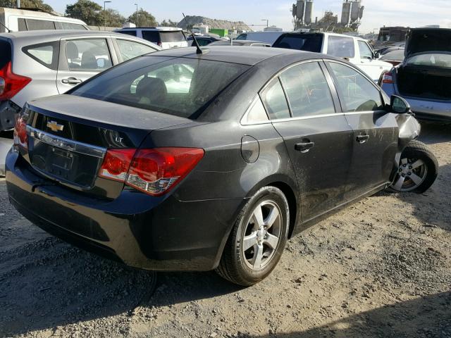 1G1PC5SB1D7293754 - 2013 CHEVROLET CRUZE LT BLACK photo 4