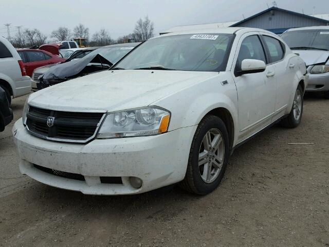 1B3LC56B59N555795 - 2009 DODGE AVENGER SX WHITE photo 2