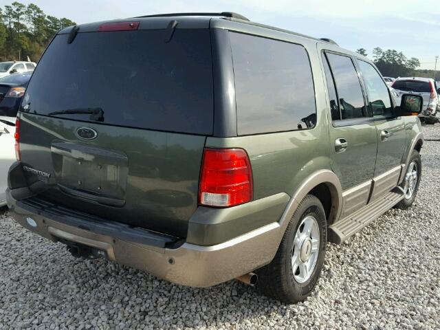 1FMRU17W33LC44350 - 2003 FORD EXPEDITION GREEN photo 4