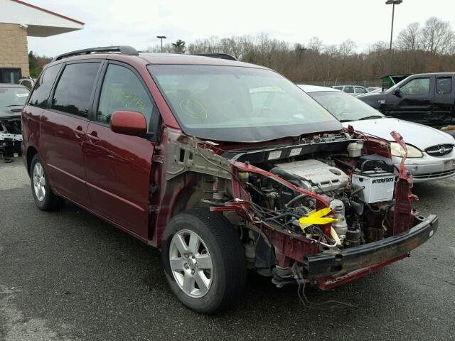 5TDZA22C54S204920 - 2004 TOYOTA SIENNA XLE RED photo 1