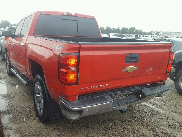 3GCUKSEC6EG152894 - 2014 CHEVROLET SILVERADO RED photo 3