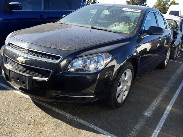 1G1ZG57B494154961 - 2009 CHEVROLET MALIBU LS შავი ფოტო 2