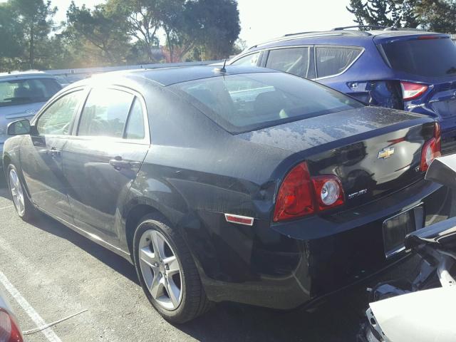 1G1ZG57B494154961 - 2009 CHEVROLET MALIBU LS შავი ფოტო 3