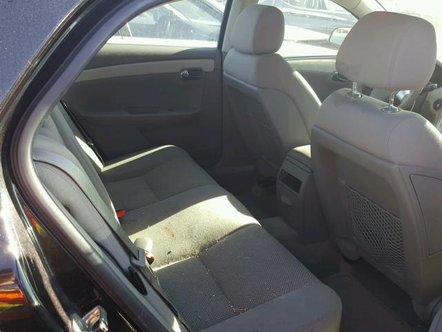 1G1ZG57B494154961 - 2009 CHEVROLET MALIBU LS შავი ფოტო 6