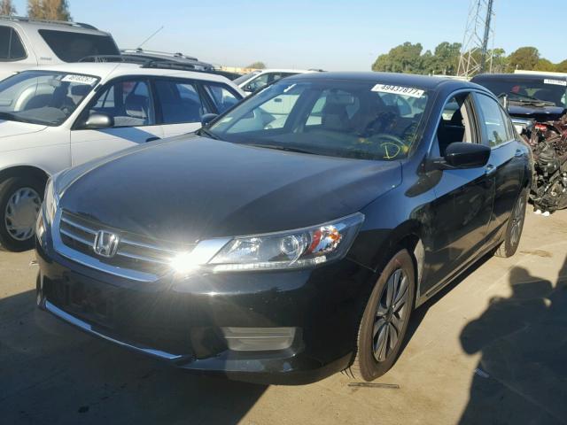 1HGCR2F32EA189169 - 2014 HONDA ACCORD LX BLACK photo 2