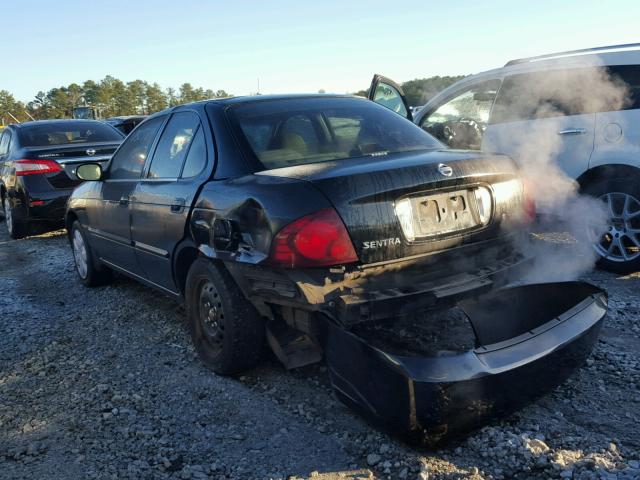 3N1CB51D54L845329 - 2004 NISSAN SENTRA 1.8 BLACK photo 3