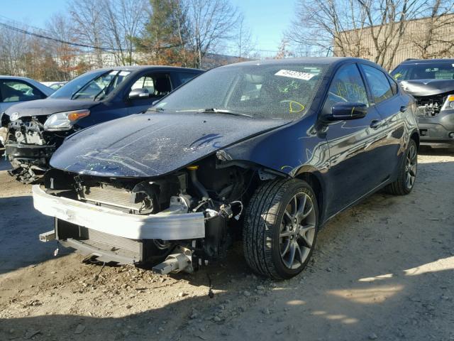 1C3CDFBA5DD295884 - 2013 DODGE DART SXT BLUE photo 2