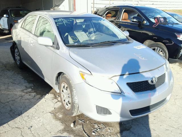 1NXBU4EE0AZ233360 - 2010 TOYOTA COROLLA BA SILVER photo 1