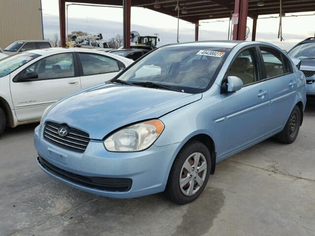 KMHCN46CX9U285959 - 2009 HYUNDAI ACCENT GLS BLUE photo 2