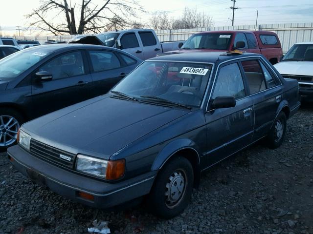 JM1BF2225G0105984 - 1986 MAZDA 323 GRAY photo 2