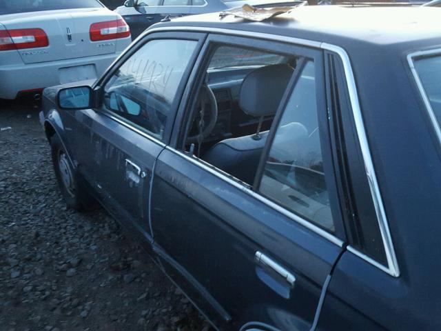 JM1BF2225G0105984 - 1986 MAZDA 323 GRAY photo 9