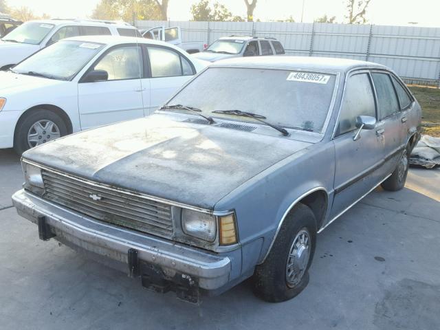 1G1AX68X1EW103316 - 1984 CHEVROLET CITATION I BLUE photo 2