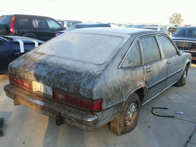 1G1AX68X1EW103316 - 1984 CHEVROLET CITATION I 蓝色 照片 4