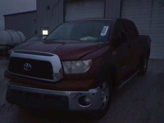 5TBEV54167S455524 - 2007 TOYOTA TUNDRA CRE RED photo 2