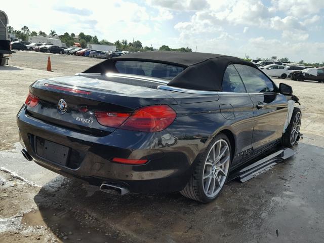 WBALZ3C59CDL71535 - 2012 BMW 650 I BLACK photo 4