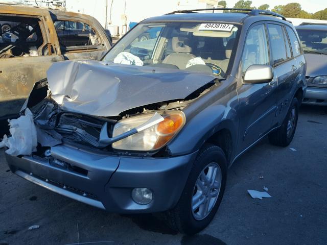 JTEGD20V540005285 - 2004 TOYOTA RAV4 GRAY photo 2