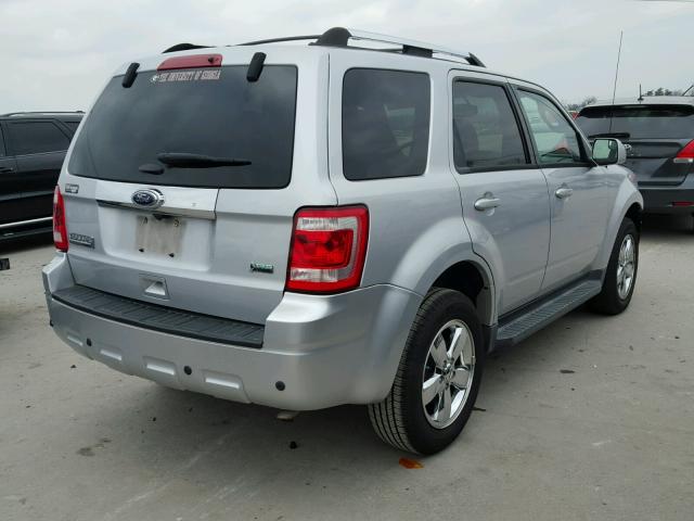 1FMCU0EG4BKA96743 - 2011 FORD ESCAPE LIM SILVER photo 4