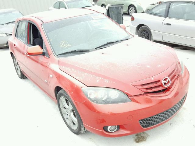 JM1BK143151248126 - 2005 MAZDA 3 HATCHBAC RED photo 1