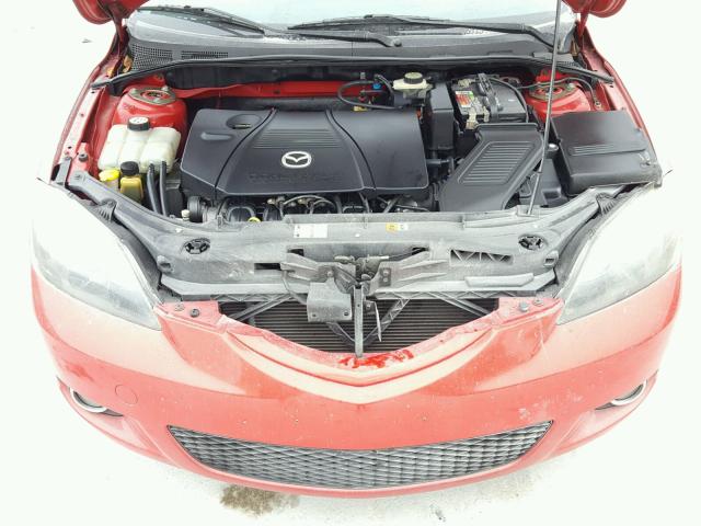 JM1BK143151248126 - 2005 MAZDA 3 HATCHBAC RED photo 7