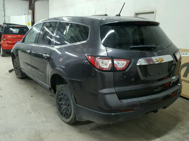 1GNKRHKD8FJ320304 - 2015 CHEVROLET TRAVERSE L CHARCOAL photo 3