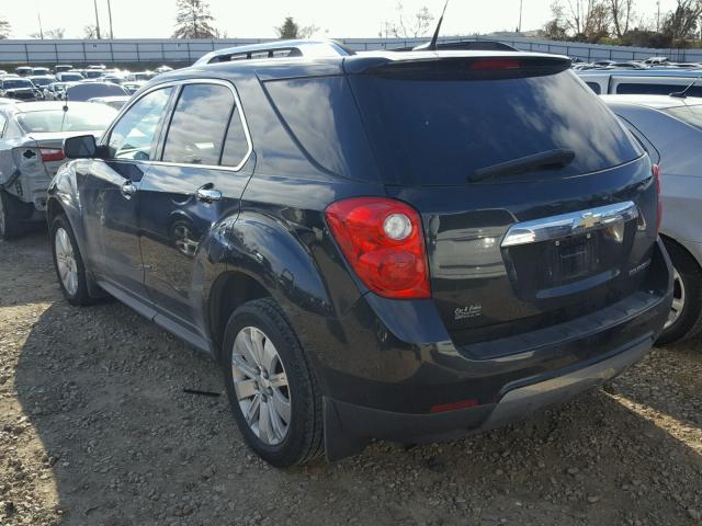 2CNALPECXB6470758 - 2011 CHEVROLET EQUINOX LT BLACK photo 3