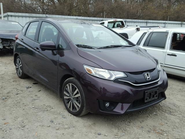 3HGGK5H84FM737953 - 2015 HONDA FIT EX PURPLE photo 1