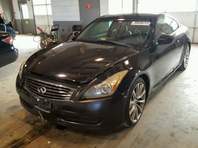 JNKCV64E29M602250 - 2009 INFINITI G37 BASE BLACK photo 2