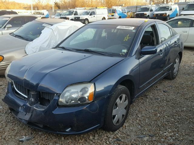 4A3AB36F15E046780 - 2005 MITSUBISHI GALANT ES BLUE photo 2