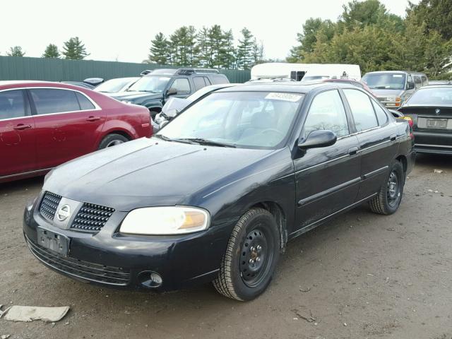 3N1CB51D74L869681 - 2004 NISSAN SENTRA 1.8 BLACK photo 2