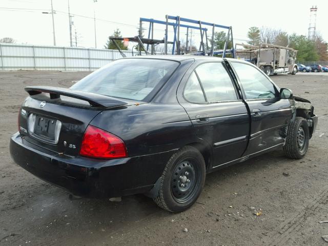 3N1CB51D74L869681 - 2004 NISSAN SENTRA 1.8 BLACK photo 4