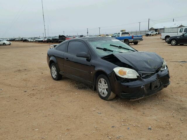 1G1AL15F377416911 - 2007 CHEVROLET COBALT LT BLACK photo 1