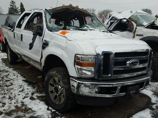 1FTWW31Y18EE39382 - 2008 FORD F350 SRW S WHITE photo 1