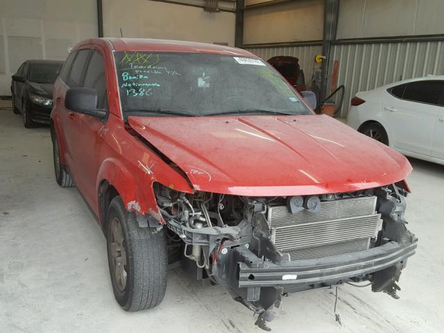 3C4PDCAB4CT389737 - 2012 DODGE JOURNEY SE RED photo 1