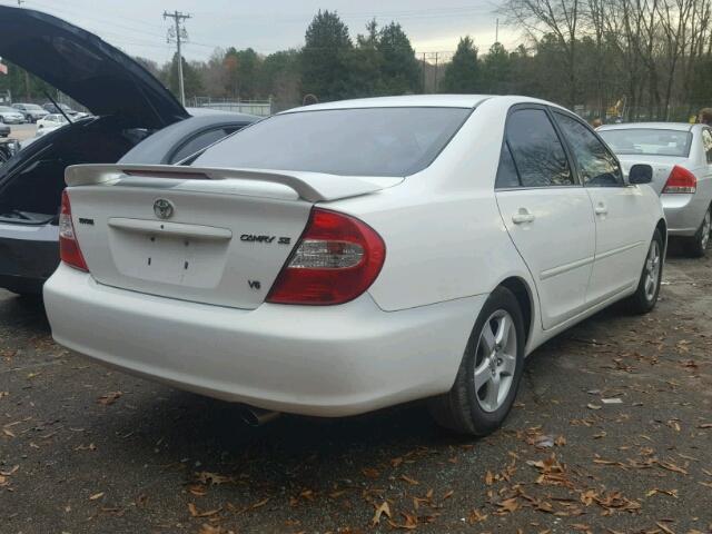 4T1BF32K43U043109 - 2003 TOYOTA CAMRY LE WHITE photo 4