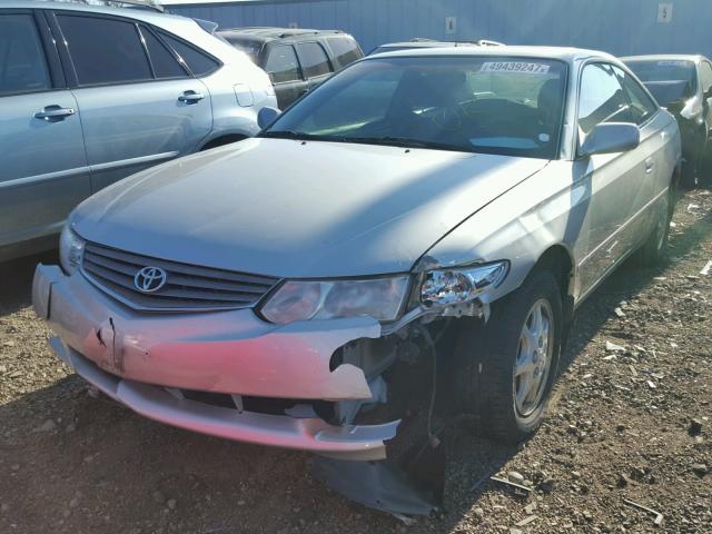 2T1CE22P63C026035 - 2003 TOYOTA CAMRY SOLA SILVER photo 2