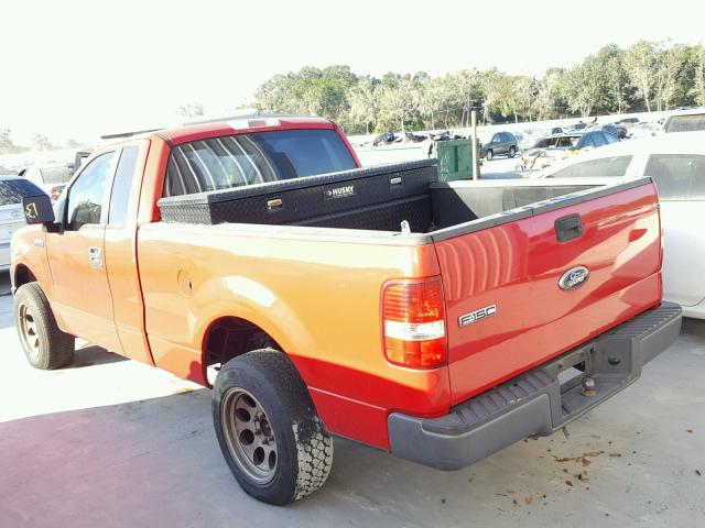 1FTRF12297NA49849 - 2007 FORD F150 RED photo 3