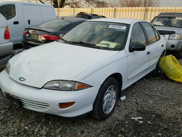 1G1JC5241X7289330 - 1999 CHEVROLET CAVALIER WHITE photo 2